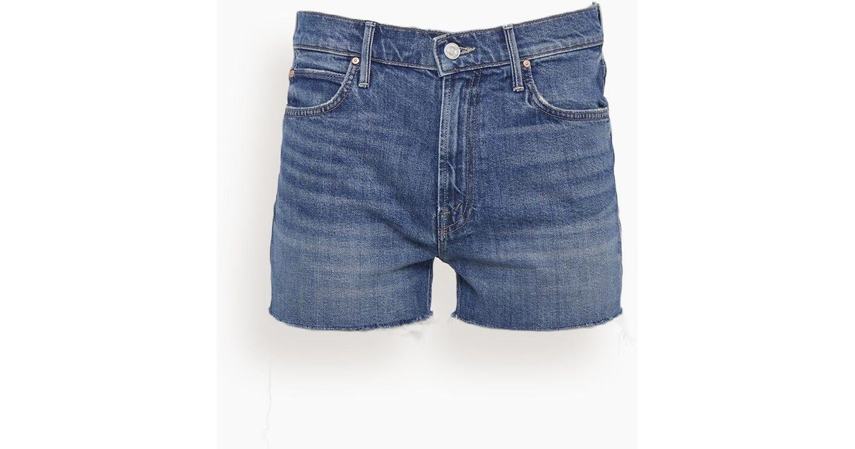 Mother Denim The Dutchie Short Fray in 