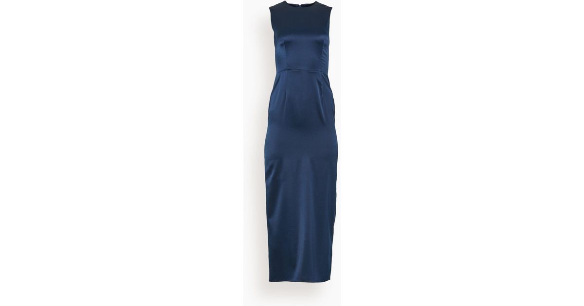 SABLYN Ila Silk Shift Dress in Blue | Lyst