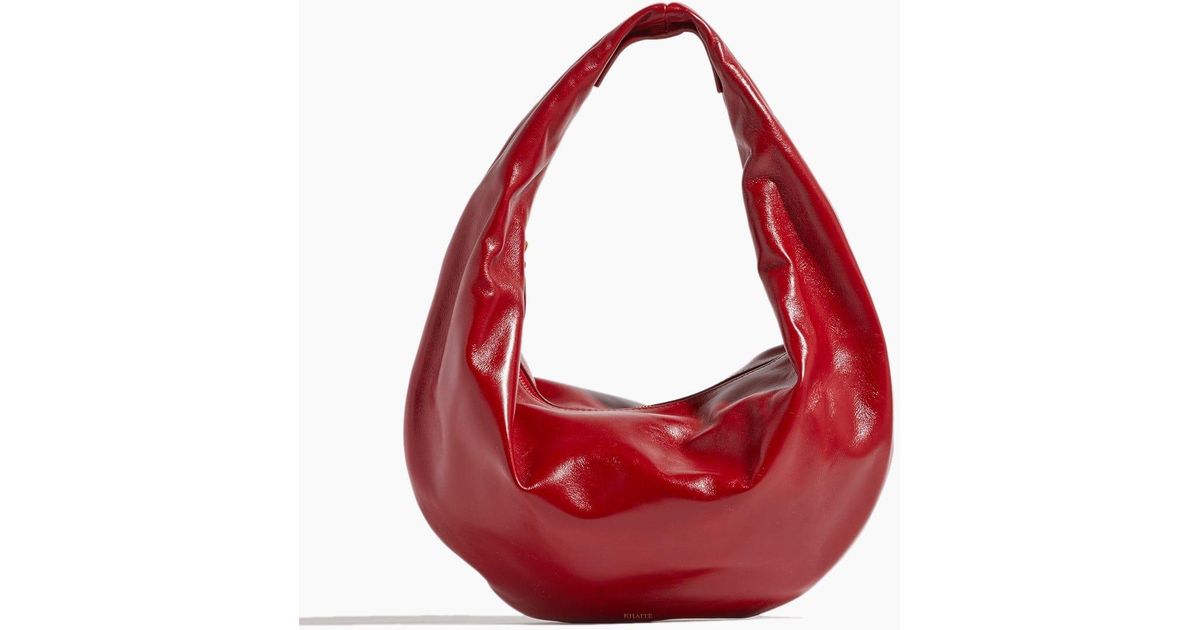 Khaite Olivia Medium Hobo Bag in Red | Lyst