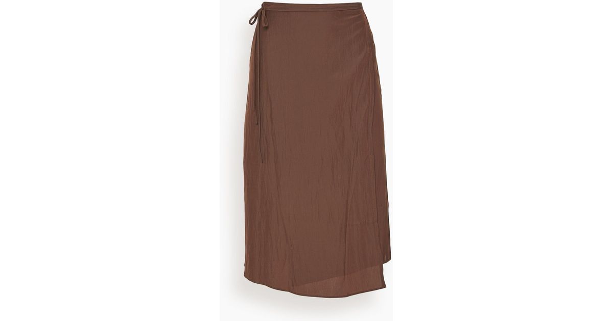 Ciao Lucia Ricarda Skirt in Brown | Lyst