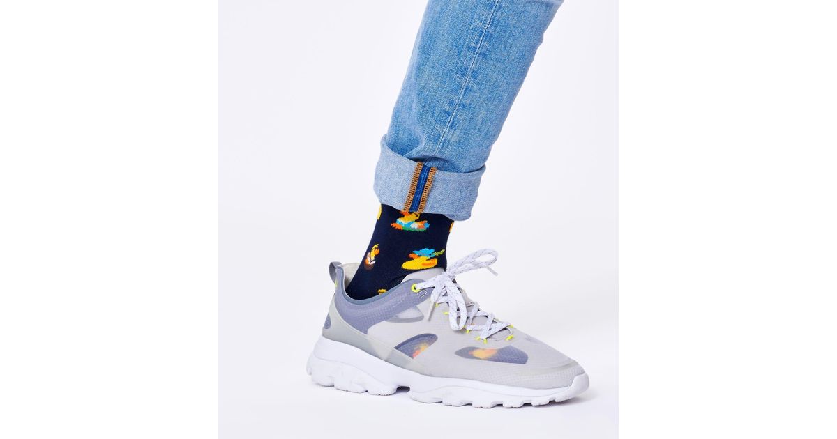 Happy Socks Oktober Ducks Sock in het Blauw voor heren - Lyst
