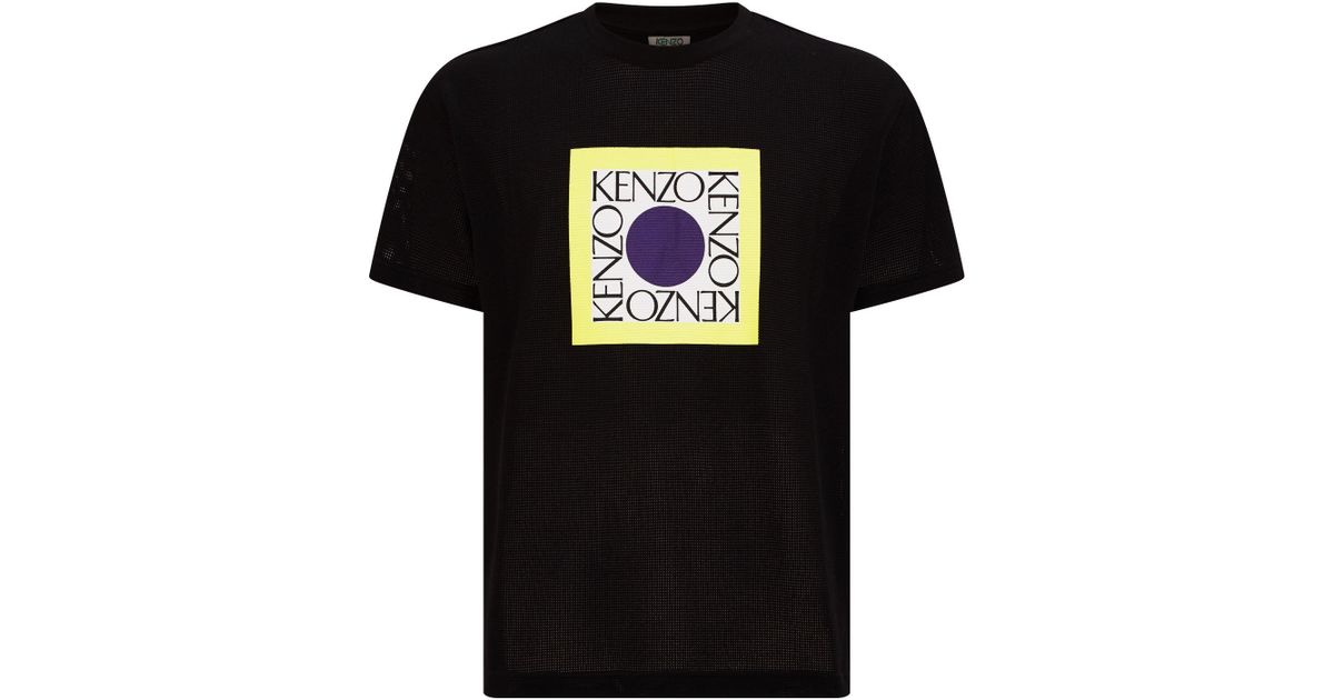 kenzo square logo t shirt