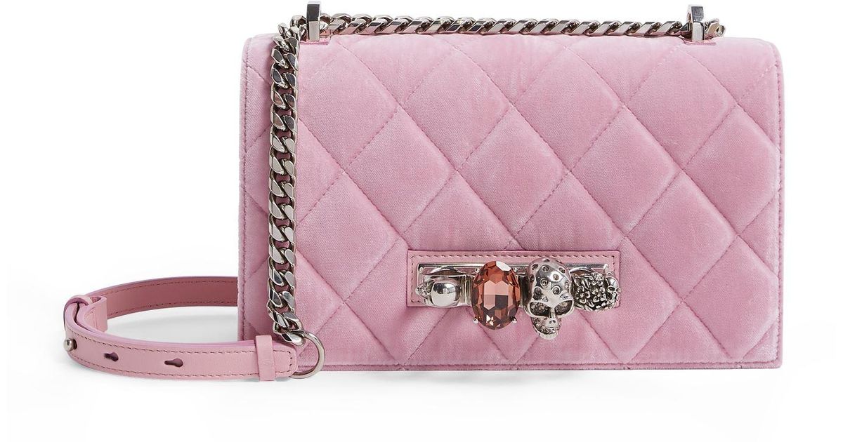 alexander mcqueen velvet bag