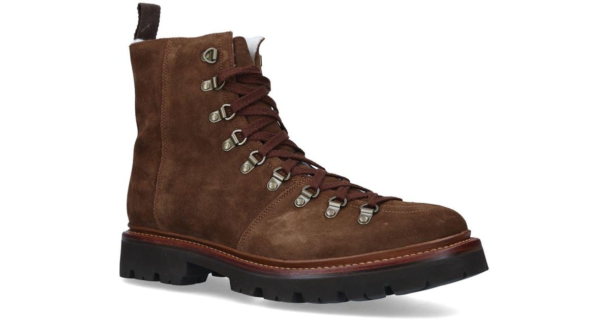 grenson shearling boots