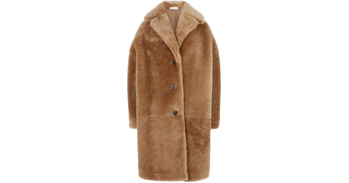 mansur gavriel shearling coat