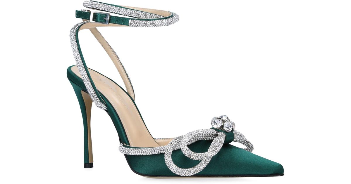 Mach & Mach Double-bow Pumps 110 in Green | Lyst