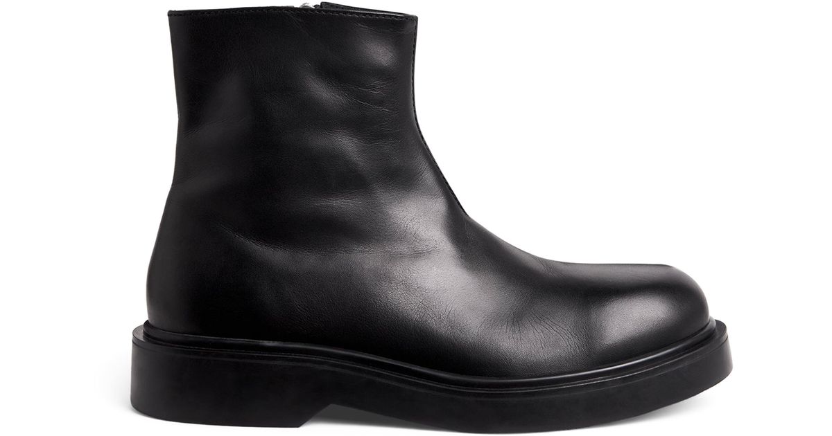 Sandro Leather Zipper Boots in Black for Men | Lyst display picture 2