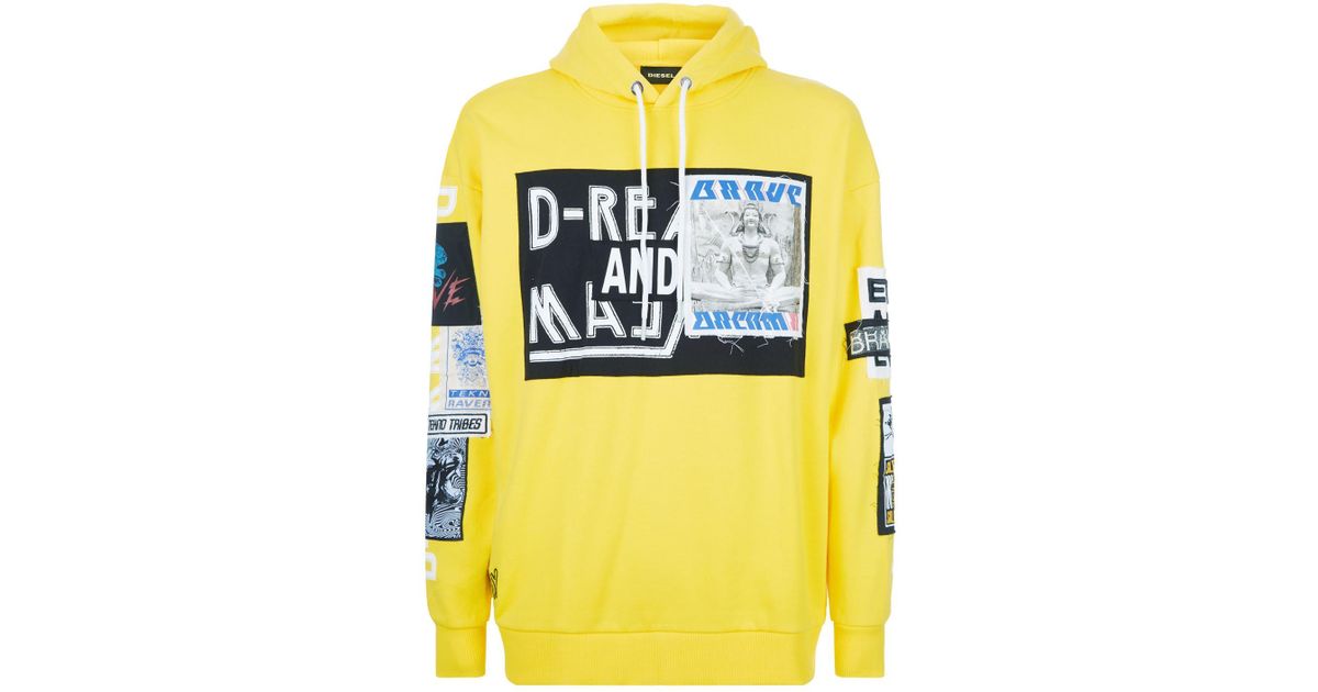 yellow diesel sweatshirt
