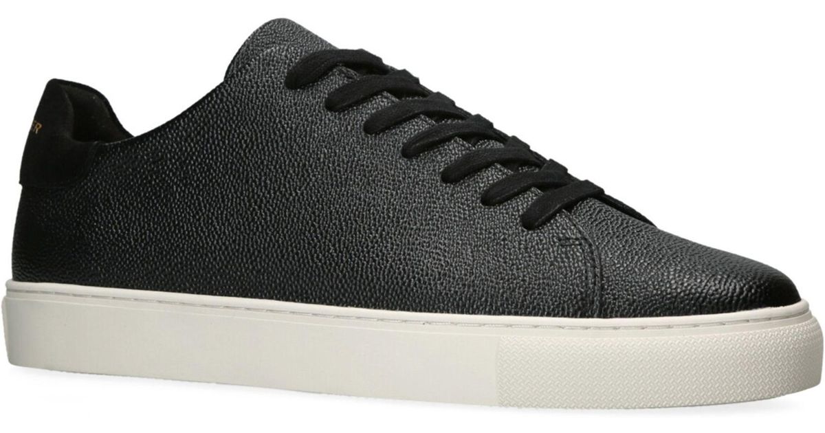 Kurt Geiger Leather Lennon Low-top Sneakers in Black for Men | Lyst