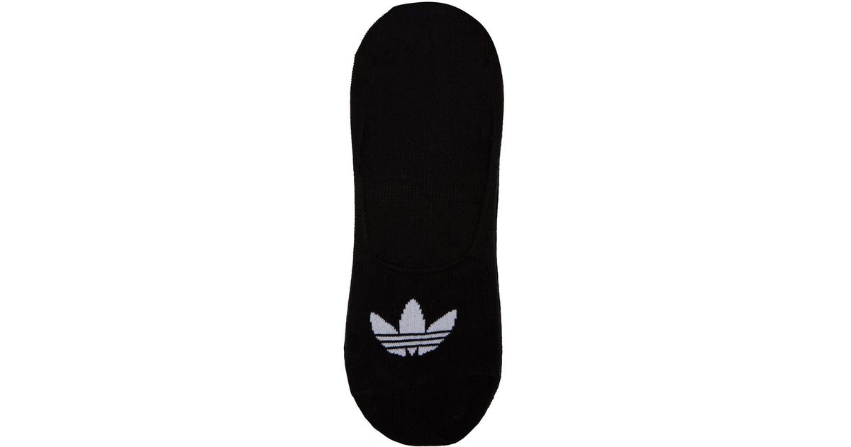 black adidas trainer socks