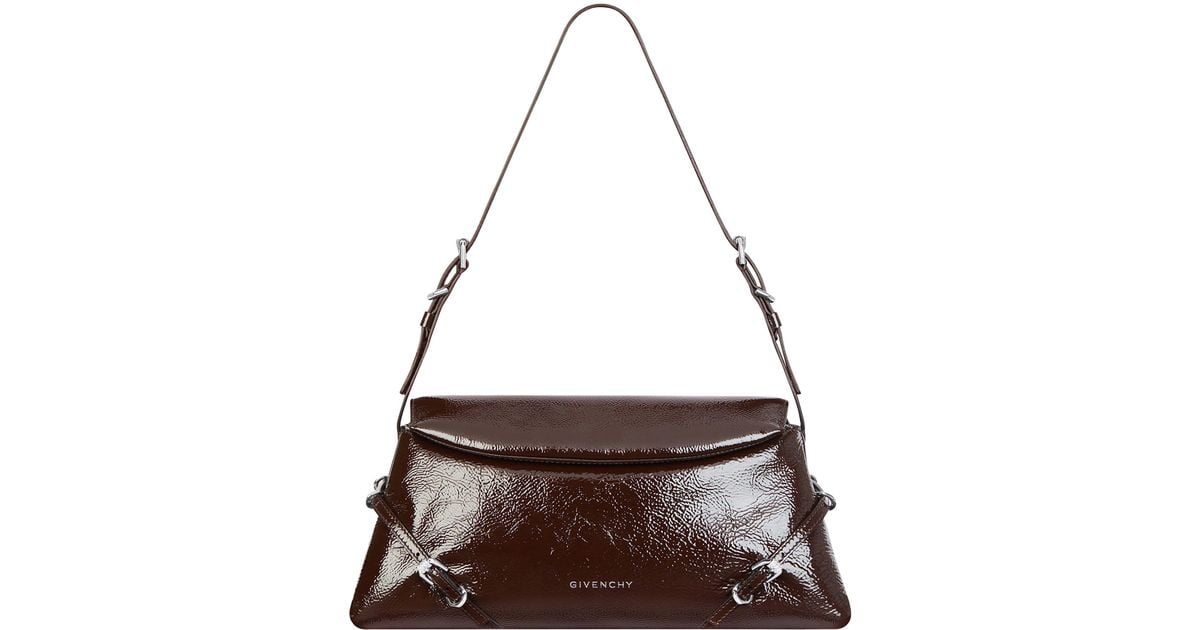 【関税&送料込】Givenchy Lilac Leather Ptit Voyou Shoulder B Givenchy Lilac Leather Pâ Tit Voyou Shoulder Bag | italist