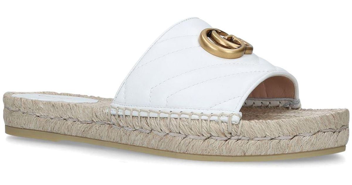 gucci espadrille slides