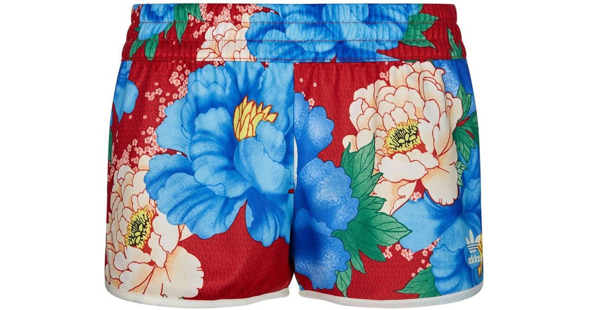 adidas flower shorts