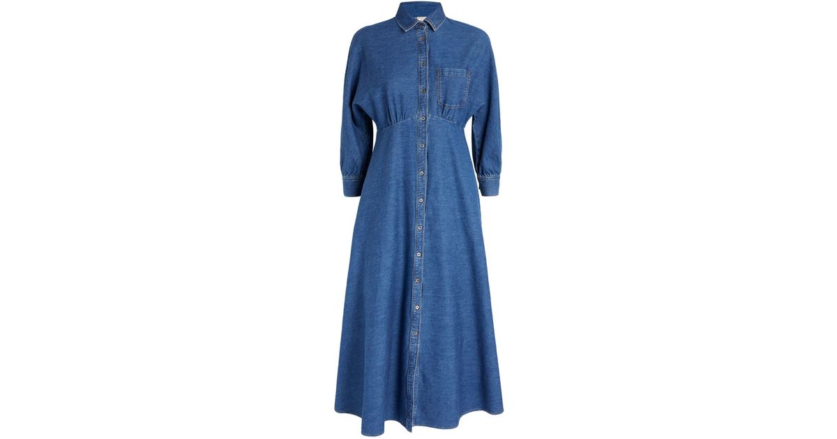 Weekend by Maxmara Denim Shirt Dress in Blue | Lyst