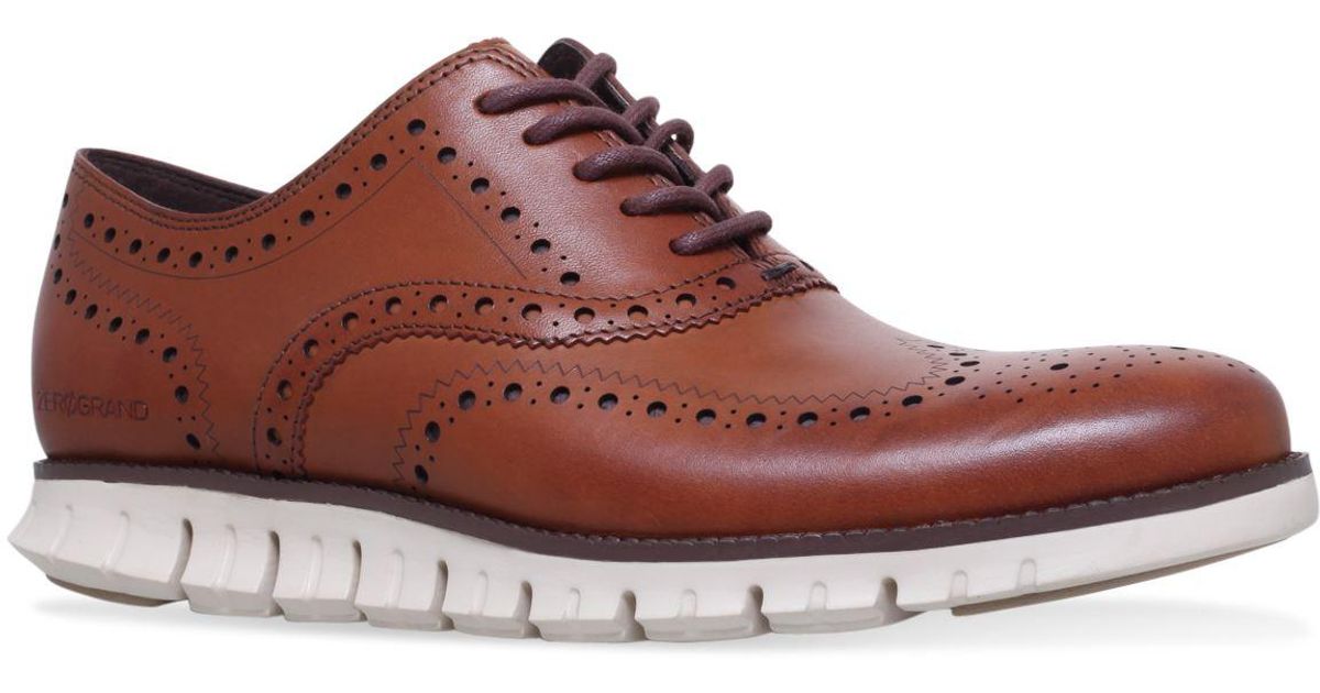 zerøgrand wingtip oxford brown