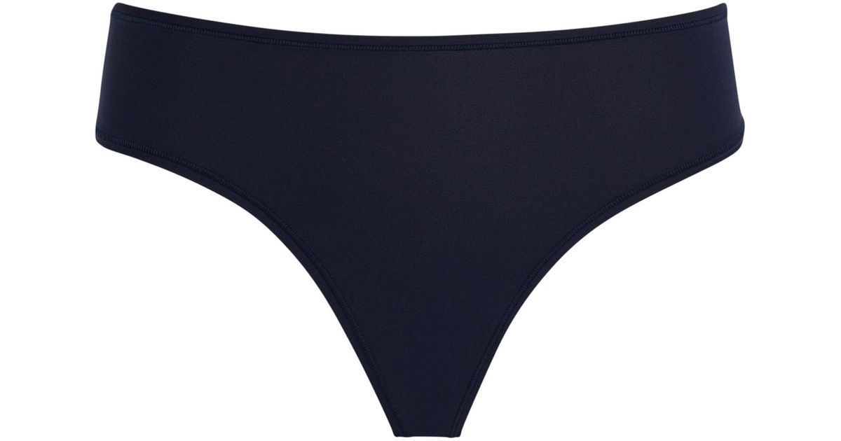 Skims Fits Everybody Thong in Blue