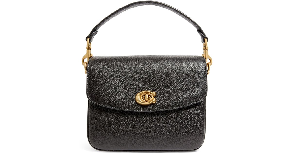 COACH Leather Cassie 19 Crossbody Bag in Black Lyst