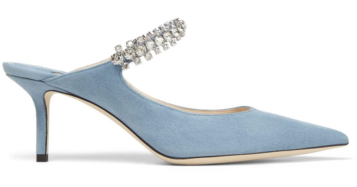 jimmy choo crystal mules