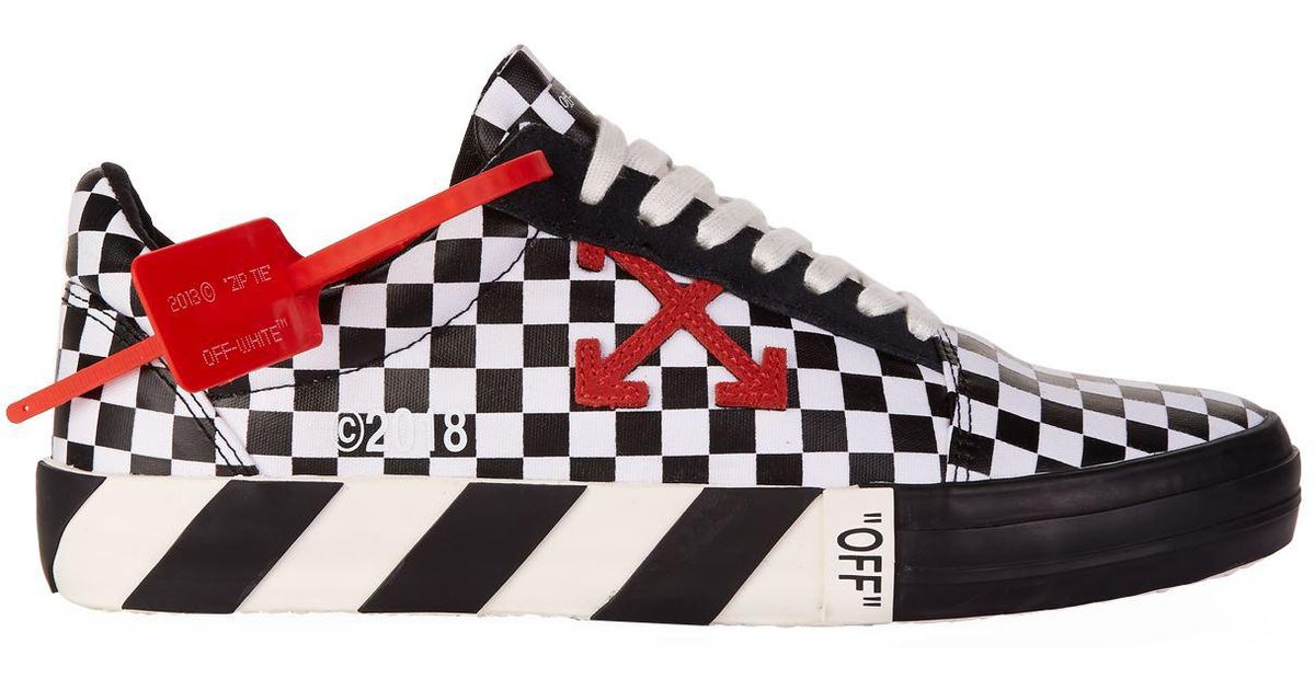off white checkerboard