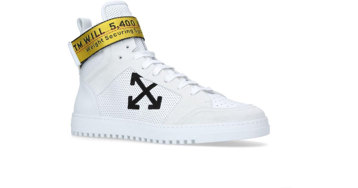 off white high tops black