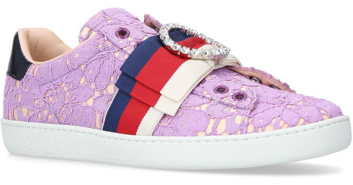 gucci ace lace sneakers