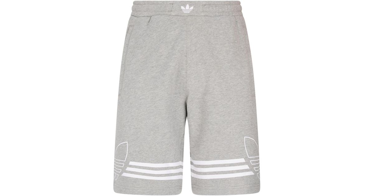 adidas grey sweat shorts