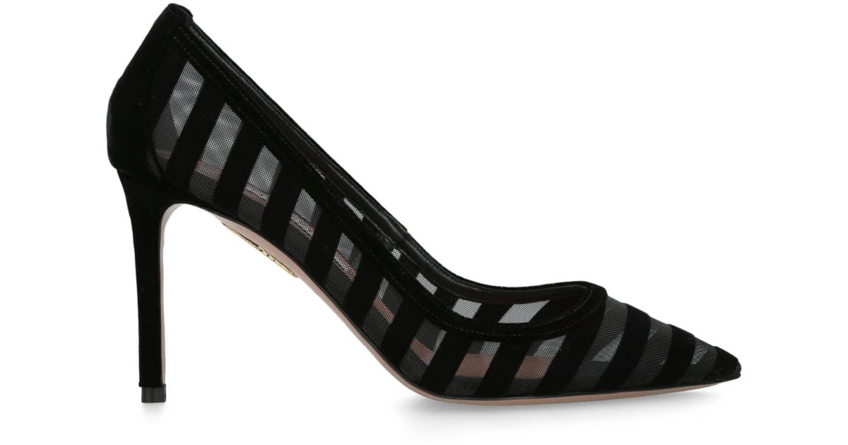 Aquazzura Nude Pumps 85 In Black Lyst UK aquazzura-nude-pumps-85-in-black-lyst-uk