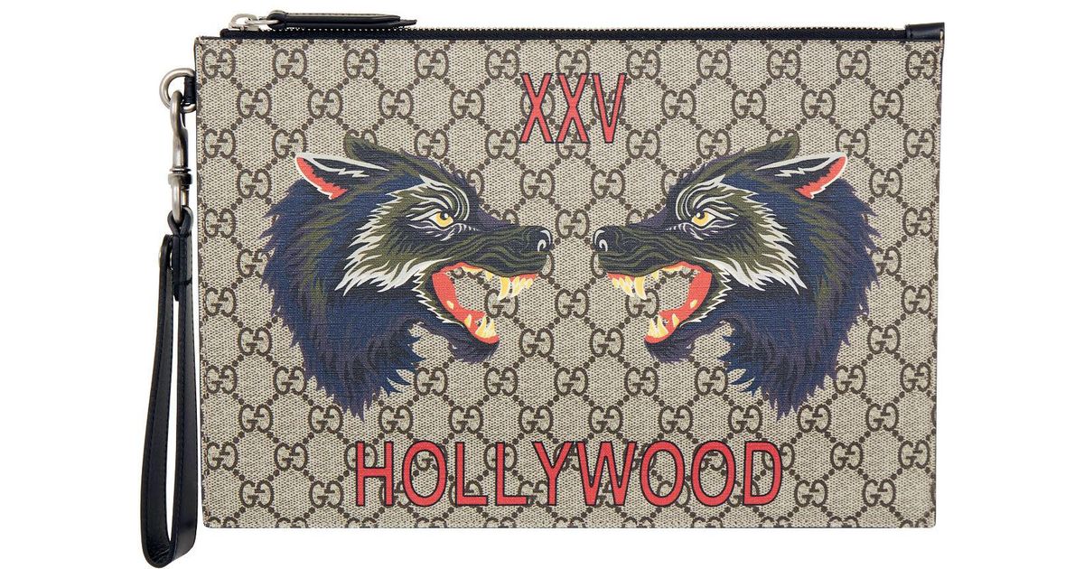 gucci wallet with wolf