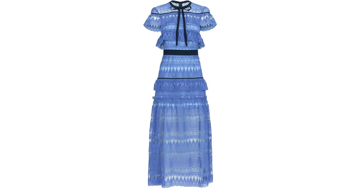 knee length dresses for ladies Daphne Formal Lace Slit Long Dress