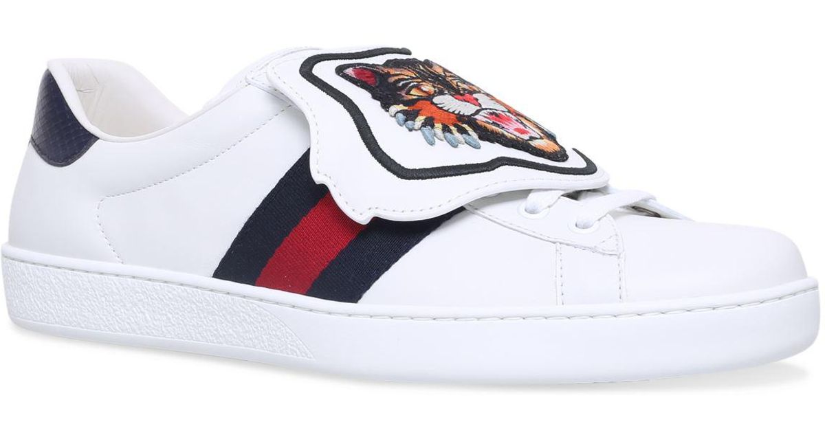 gucci sneakers tiger patch