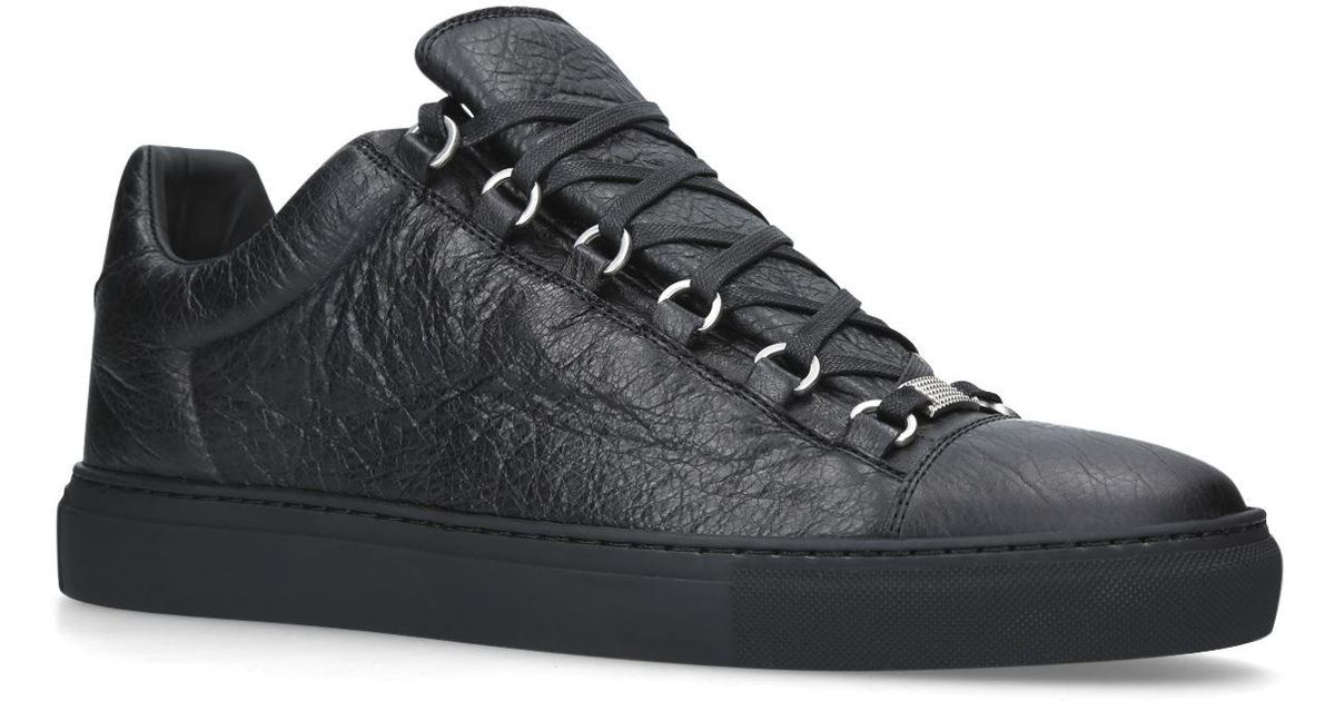 balenciaga low black
