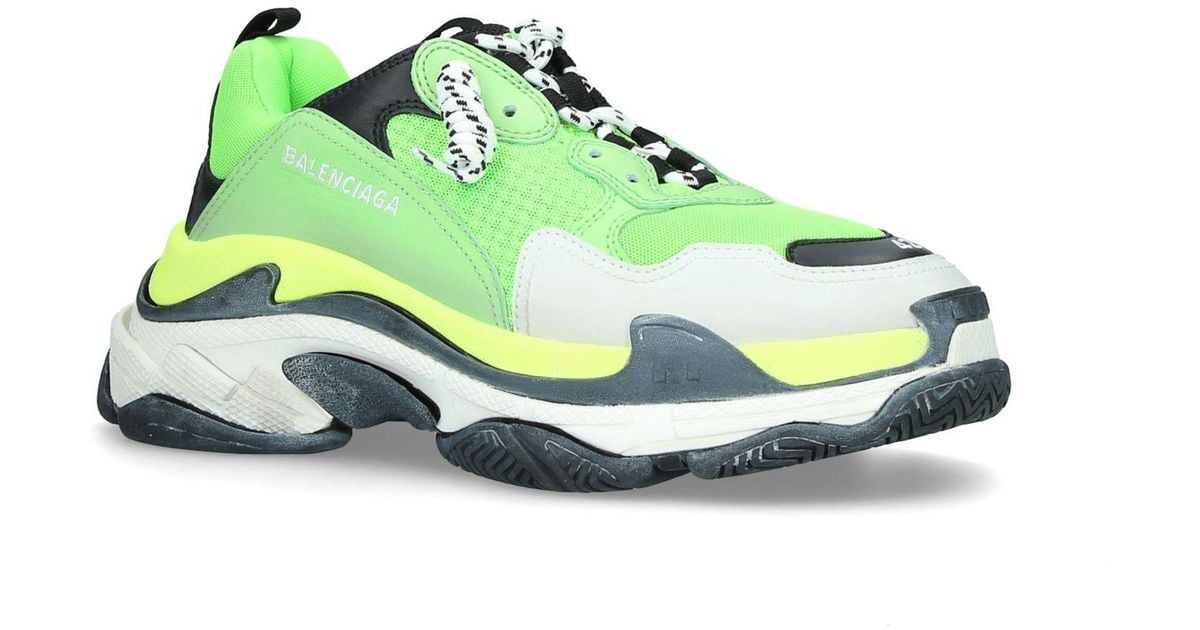 balenciaga chaussures homme verte