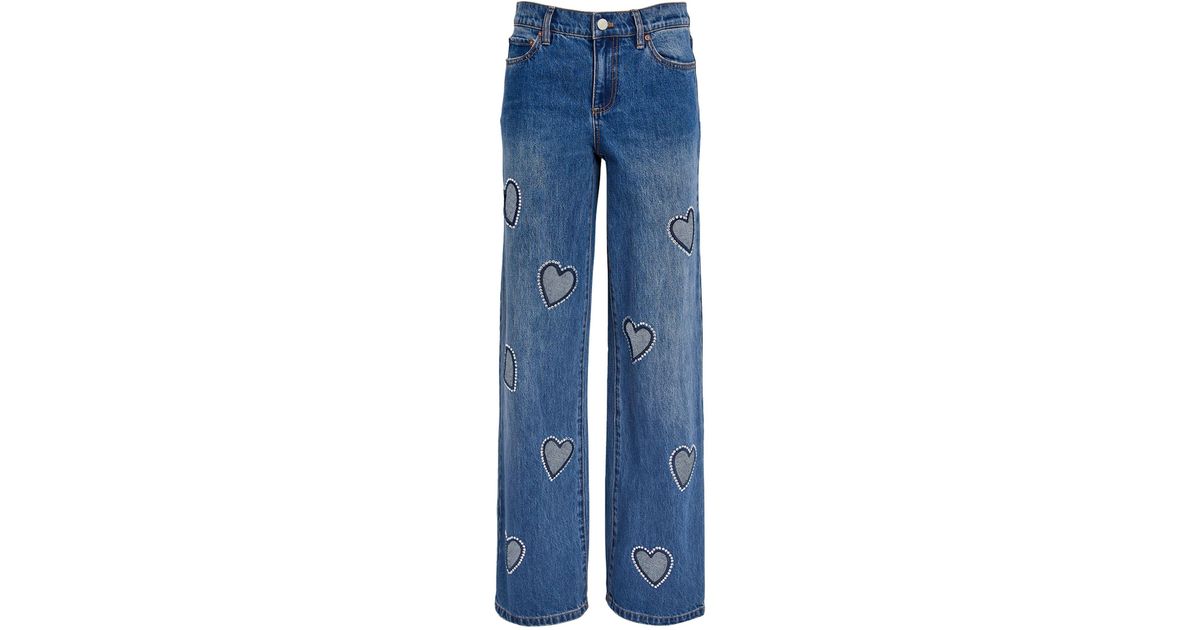 Alice And Olivia Heart Jeans