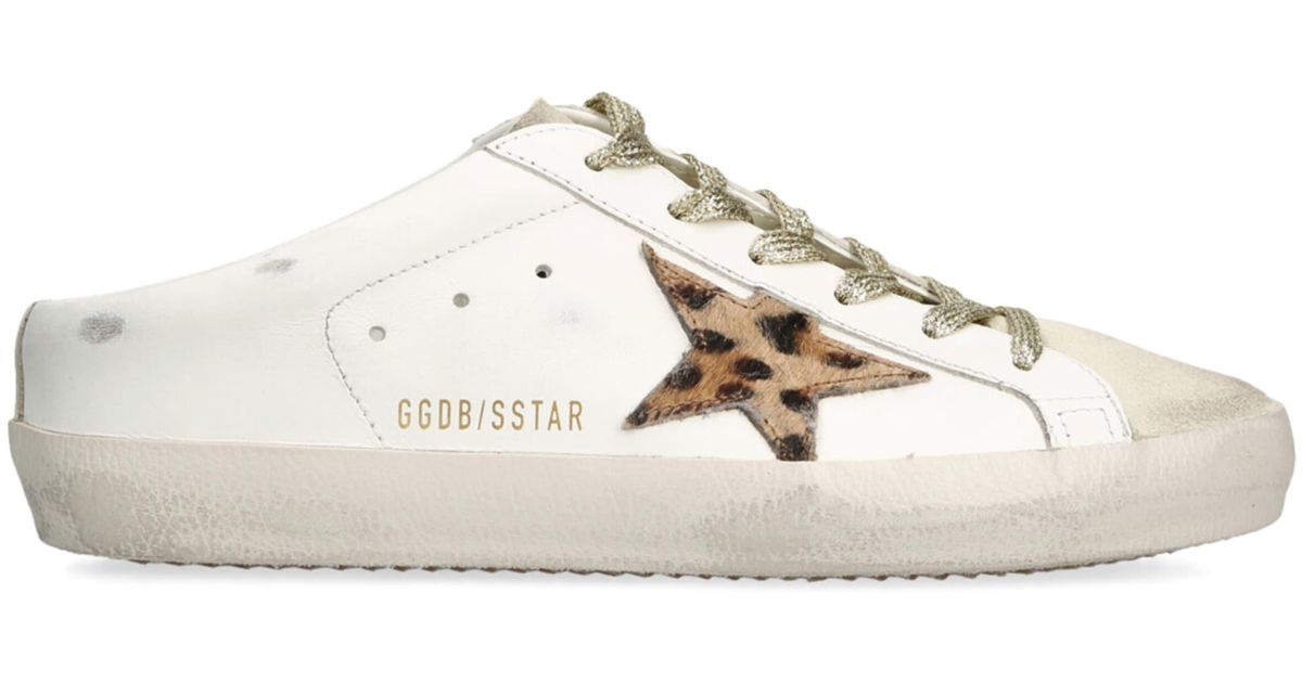 Golden Goose White Calf Leather Bos Taurus Low Top Sneakers