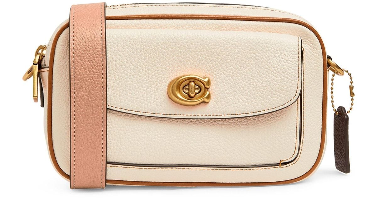 COACH Leather Willow Camera Bag in Ivory (White) Lyst UK