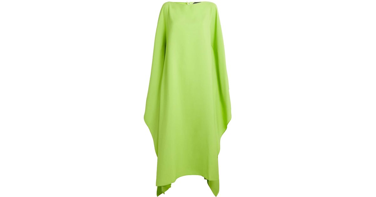 Vivo Thando Wide Kaftan Maxi Dress - Green / Mustard Print main image 1