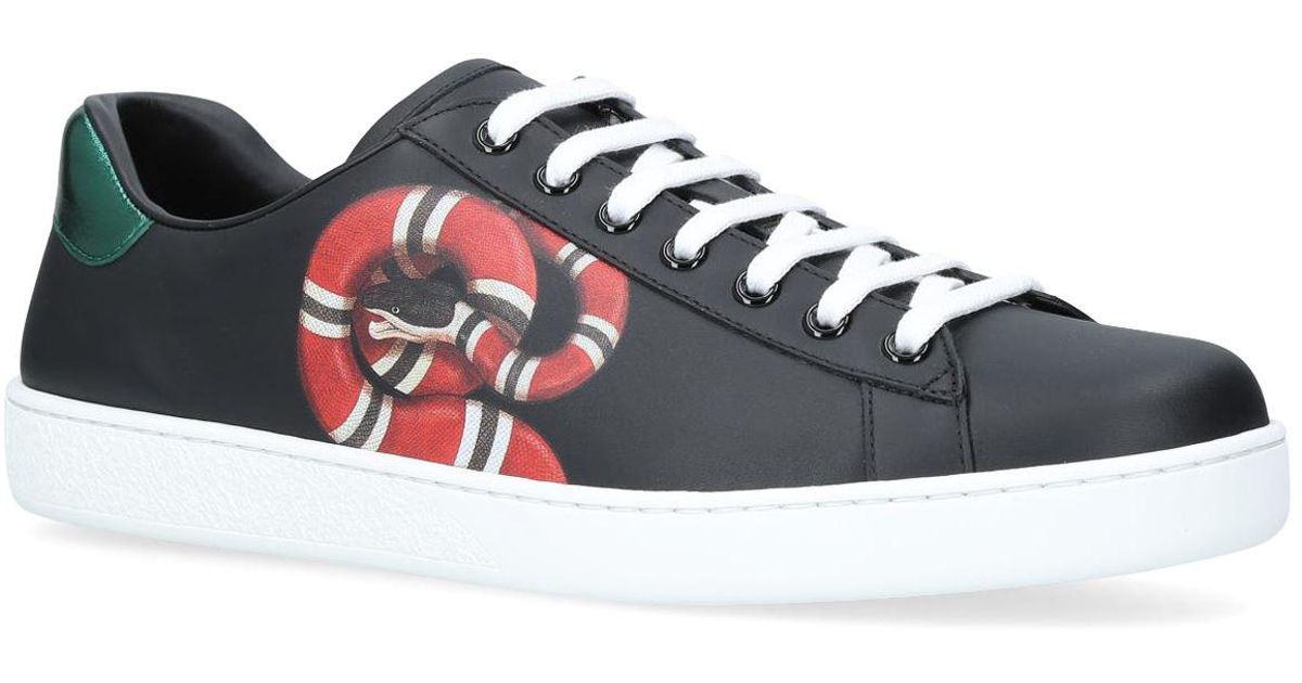 gucci ace black snake