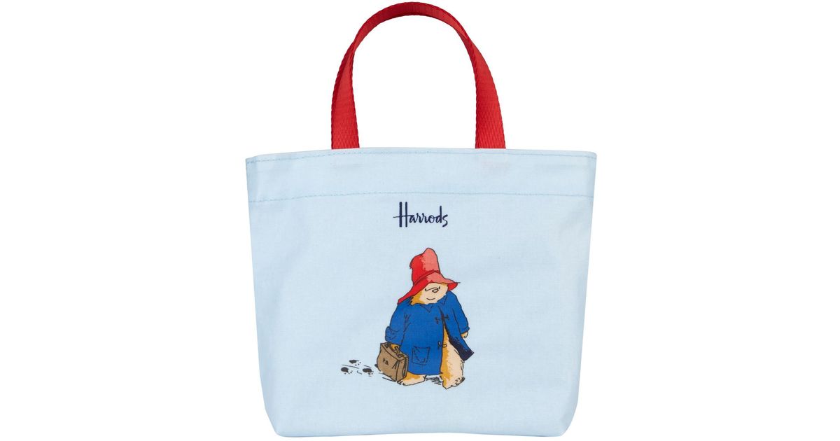 Harrods Paddington Bear Mini Tote Bag in Blue Lyst Canada