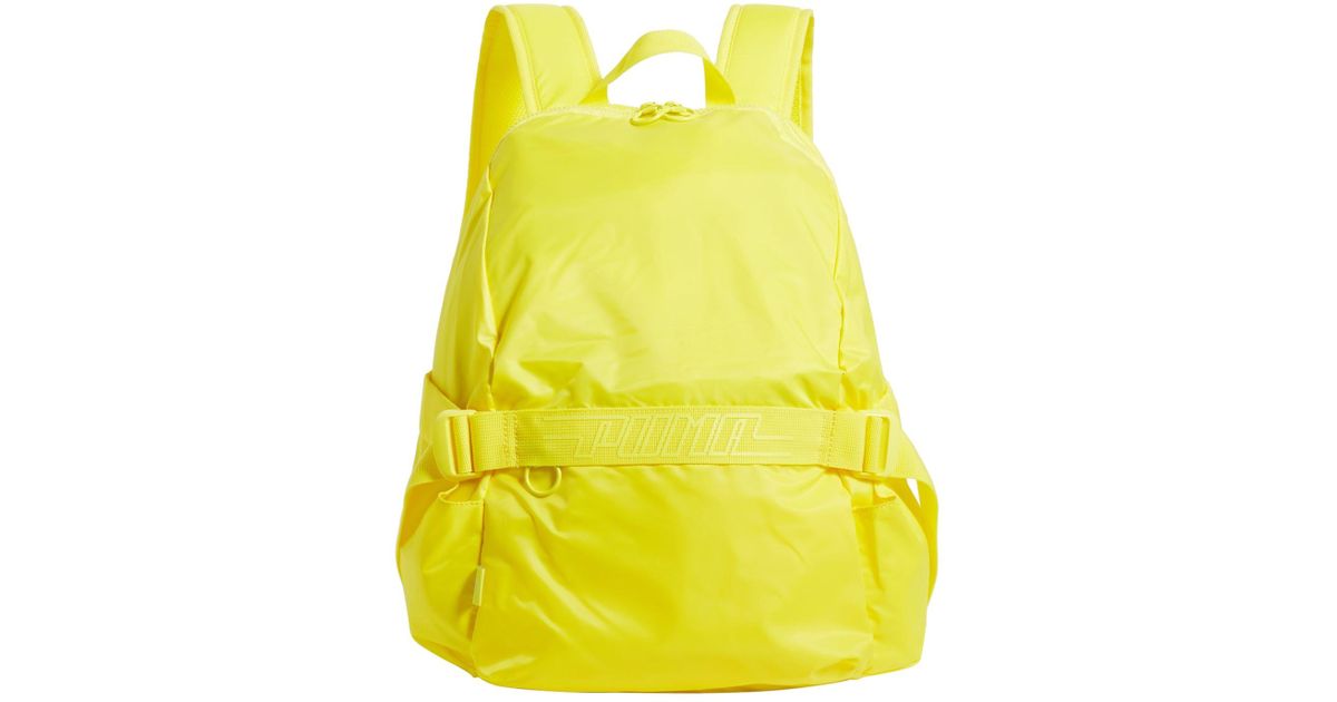 puma yellow backpack