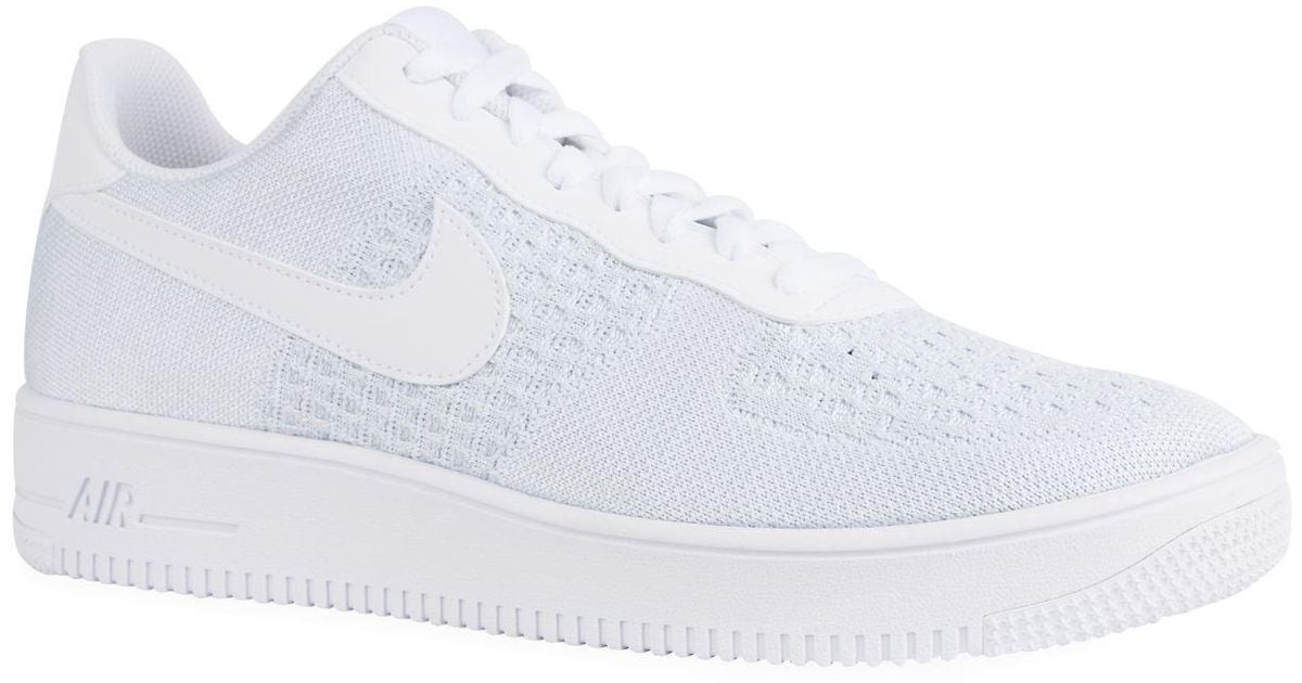 Nike Air Force 1 Flyknit 2.0 in White for Men | Lyst
