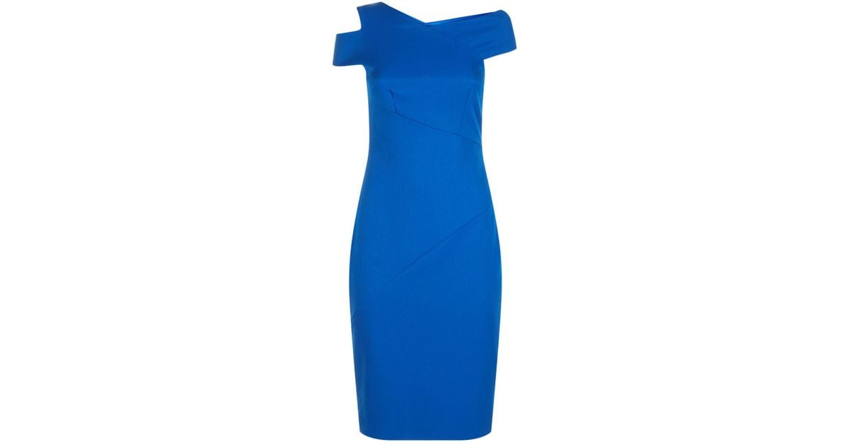 ted baker asymmetric bodycon dress