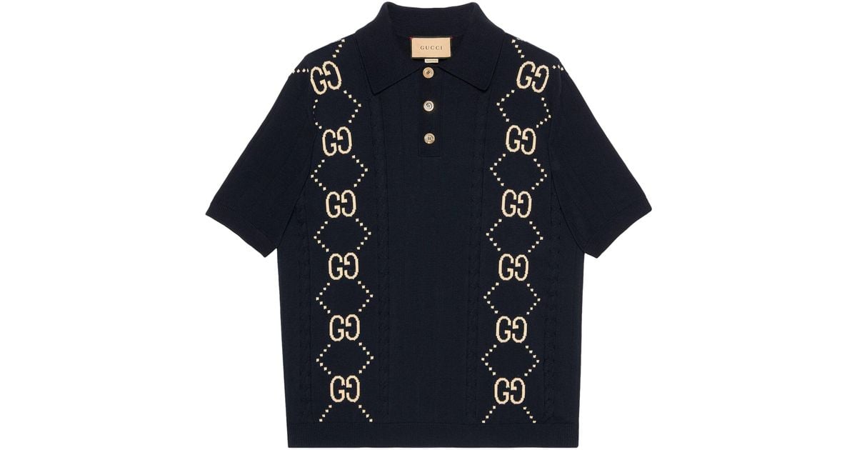 GUCCI ポロニット レディース ハイブランド ニットポロシャツ | GUCCI® JP