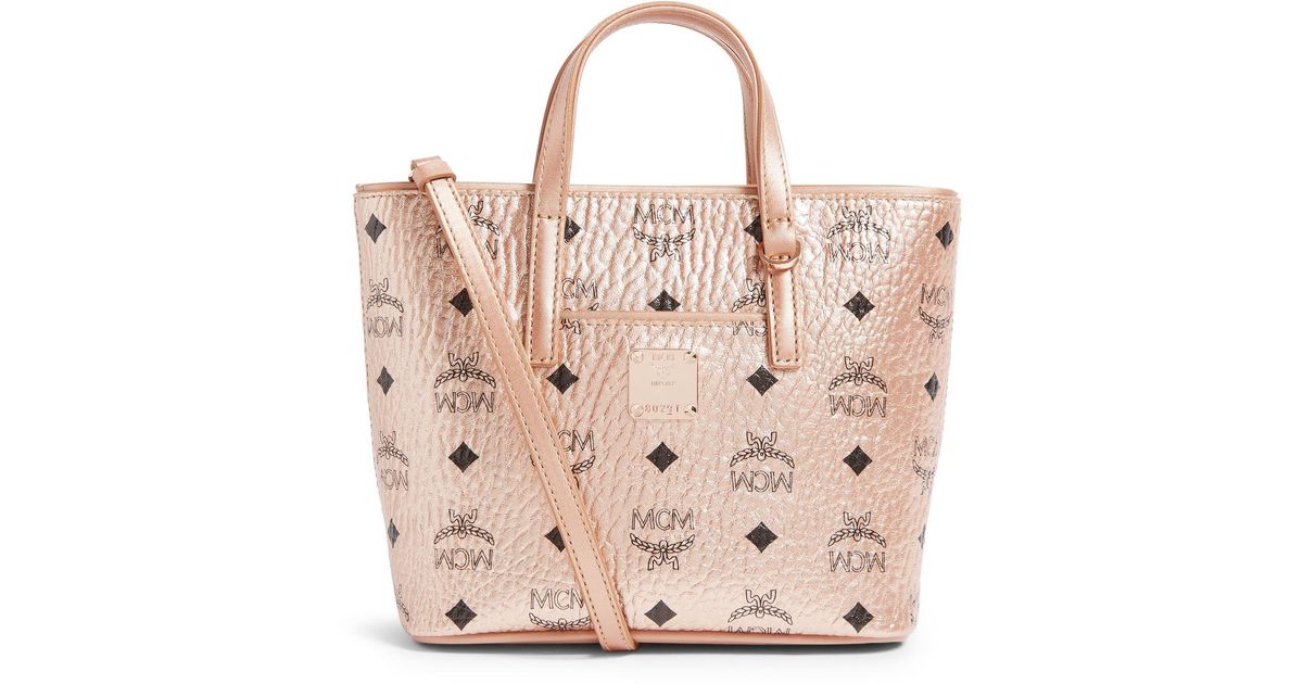 mcm anya tote bag