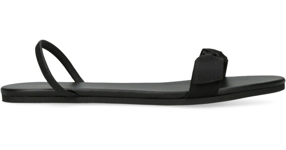 The Row Bow Sandals in Black Lyst