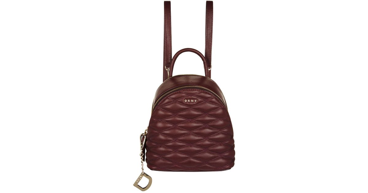 mini quilted backpack