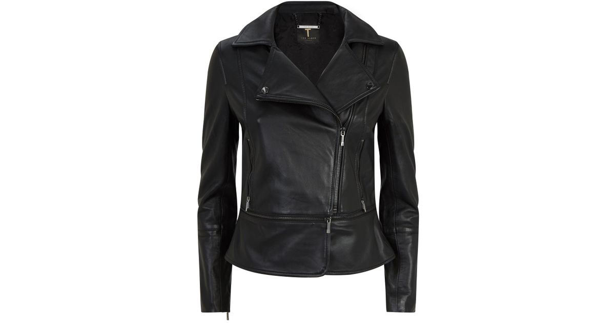 ted baker yaswin leather jacket