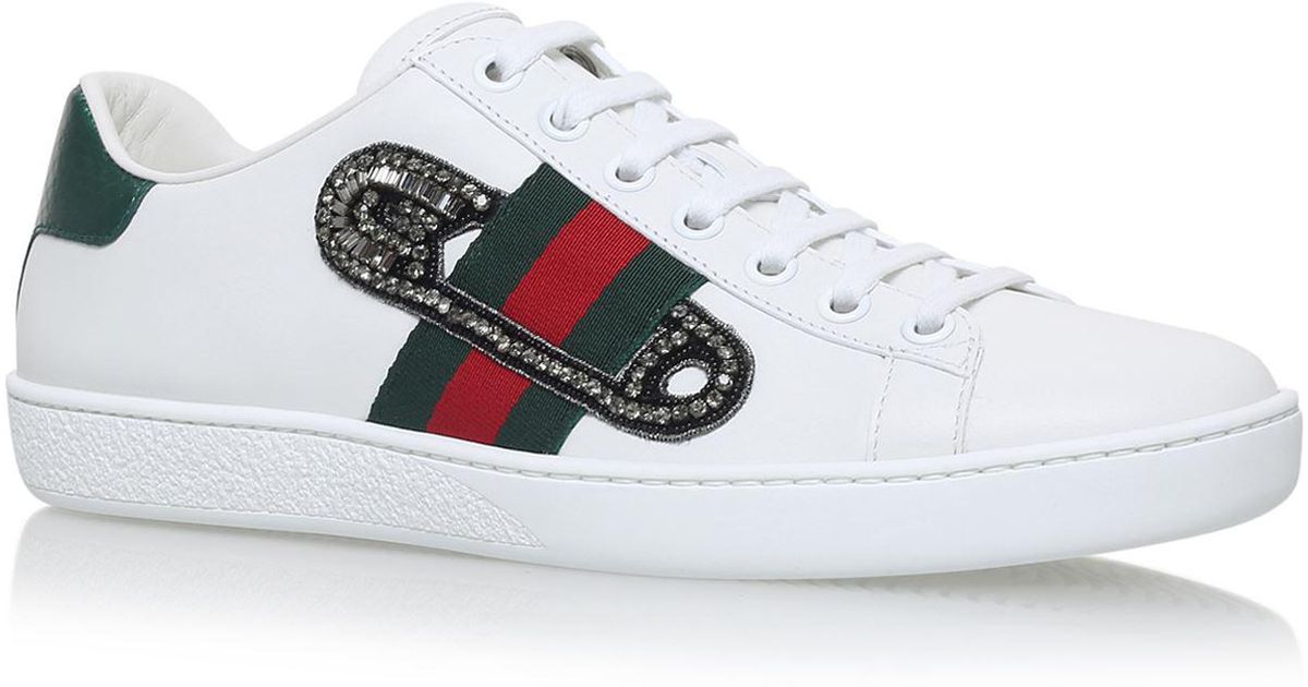 Gucci Rubber New Ace Low Pin Trainers 