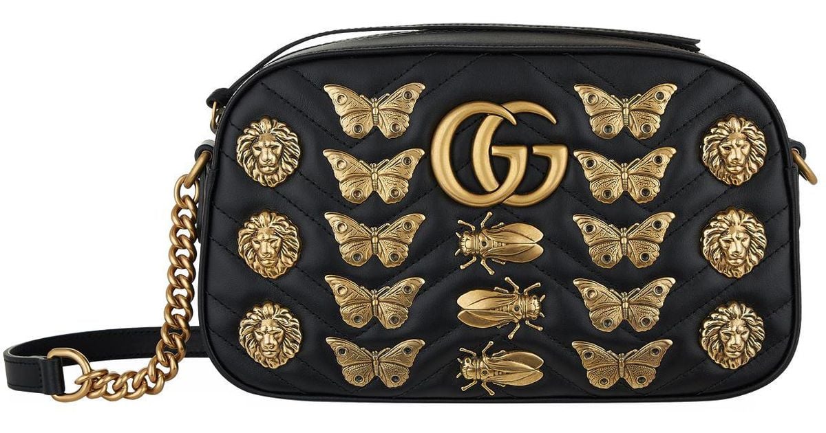 Gucci marmont insect bag hot sale