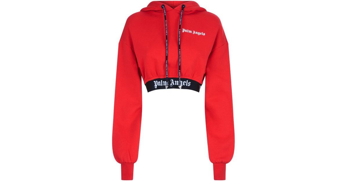 palm angels crop sweater
