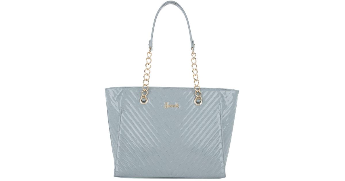 harrods patent chevron backpack